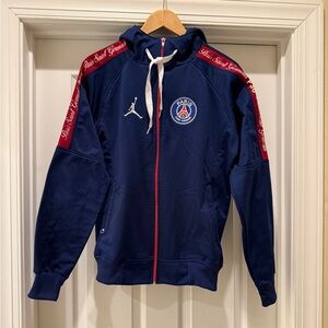 ⚽️🇫🇷Paris Saint-Germain PSG Blue Jacket Hoodie M NWOT